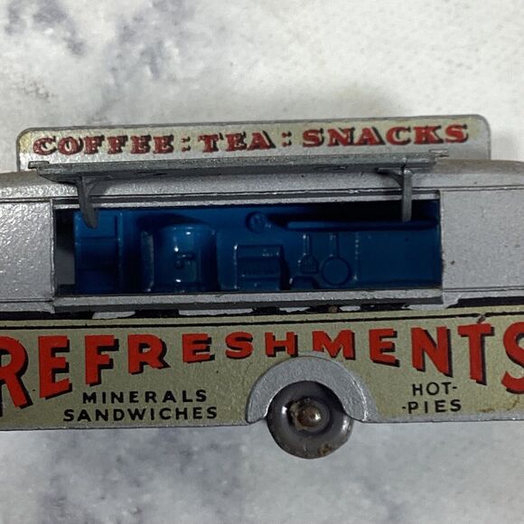 Vintage Lesney Mobile Canteen Refreshments Trailer #74 England - Picture 11 of 12